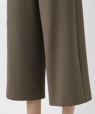 ストレッチクロップドワイドパンツ