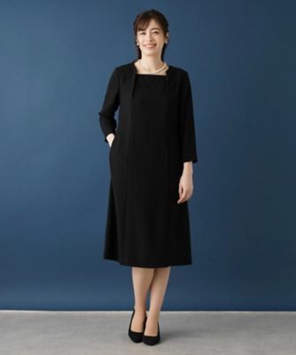 レリアン　フォーマルワンピース レリアン Leilian ワンピースアンサンブル【ブラックフォーマル