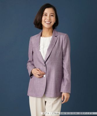 ＜Leilian (Women)＞シルク混ブレザー