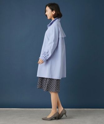 ジップアップミディコート