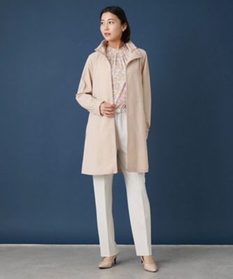 ジップアップミディコート