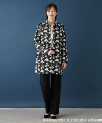 ジャカードフラワーコート【ＲＯＣＨＡＳ　Ｐｒｅｍｉｅｒｅ】