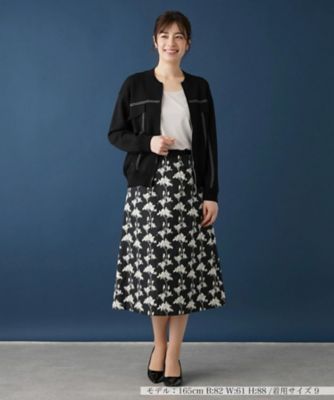 ジップアップカーディガン【ＲＯＣＨＡＳ　Ｐｒｅｍｉｅｒｅ】