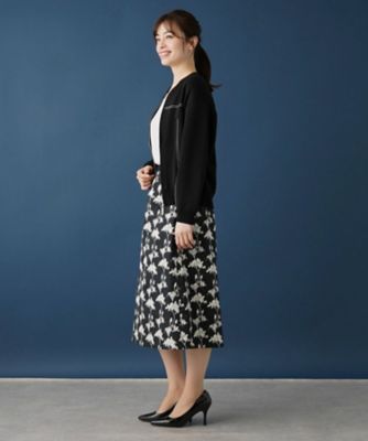 ジップアップカーディガン【ＲＯＣＨＡＳ　Ｐｒｅｍｉｅｒｅ】