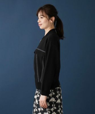ジップアップカーディガン【ＲＯＣＨＡＳ　Ｐｒｅｍｉｅｒｅ】
