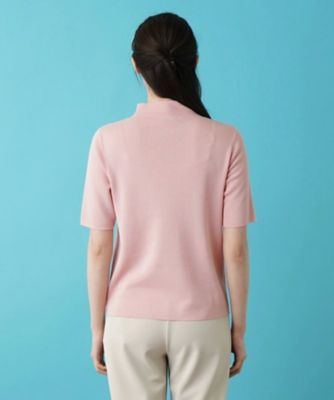 ハイネック半袖カットソー