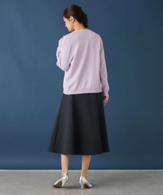 洗えるクルーネックニットカーディガン