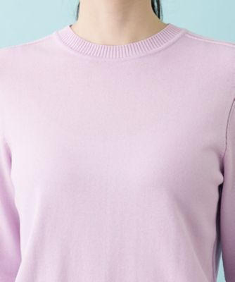 洗えるプルオーバーニット