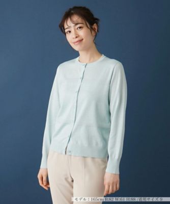 Leilian / レリアン ペールカラーラメカーディガン ペールカラーラメカーディガン | Leilian (Women)/レリアン