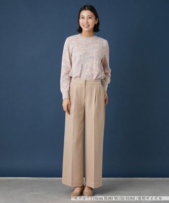 セミワイドパンツ【Ｌｅｉｌｉａｎ　ＷＨＩＴＥ　ＬＡＢＥＬ】