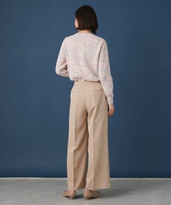 セミワイドパンツ【Ｌｅｉｌｉａｎ　ＷＨＩＴＥ　ＬＡＢＥＬ】