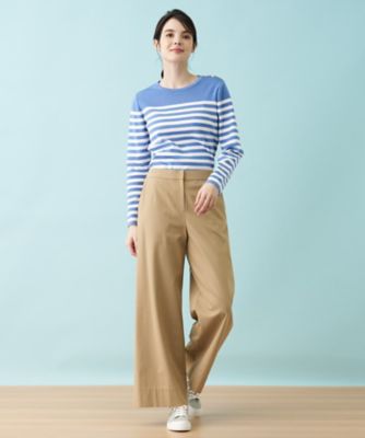ワイドパンツ【Ｌｅｉｌｉａｎ　ＷＨＩＴＥ　ＬＡＢＥＬ】