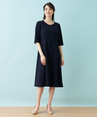 【セレモニー】洗えるケープブラウス×ワンピースアンサンブル