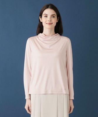 Leilian / レリアン ドレープモックネックカットソー ドレープモックネックカットソー | Leilian (Women)/レリアン