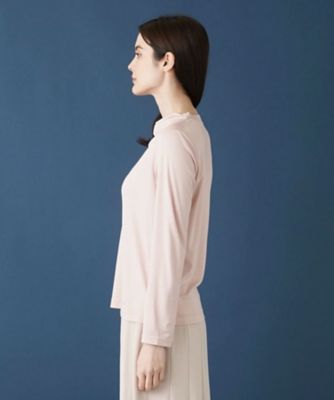 Leilian / レリアン ドレープモックネックカットソー ドレープモックネックカットソー | Leilian (Women)/レリアン