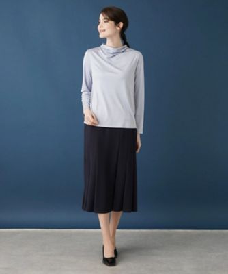 ドレープモックネックカットソー | Leilian (Women)/レリアン