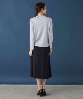 Leilian / レリアン ドレープモックネックカットソー ドレープモックネックカットソー | Leilian (Women)/レリアン