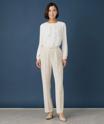 センタープレスパンツ【Ｌｅｉｌｉａｎ　ＷＨＩＴＥ　ＬＡＢＥＬ】