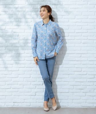 ＜Leilian (Women)＞花柄シャツブラウス