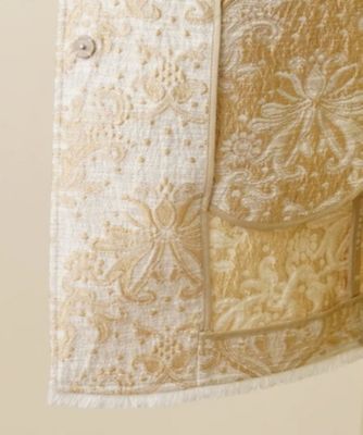 ジャガード刺繍ジャケット