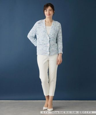 leilian - レリアン Leilian 美品 ケーブル カーディガン 13+