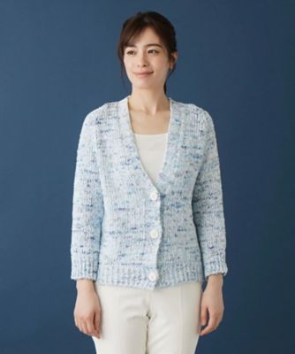 leilian - 美品 レリアン フォックスファー　カーディガン leilian - 美品 レリアン フォックスファー カーディガンの通販