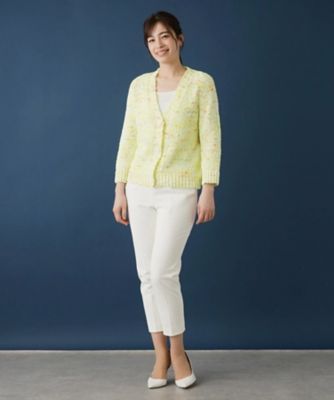【美品】レリアン ◡̈ カーディガン　羽織り　大きいサイズ　11号 ミックスカーディガン | Leilian (Women)/レリアン | 三越伊勢丹