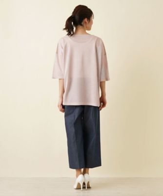 Leilian / レリアン 配色ライントップス【HAND】 配色ライントップス【HAND】 | Leilian (Women)/レリアン