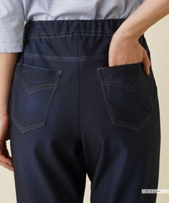 デニムプリントレギンスパンツ