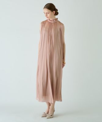 BOURGE (Women)/ブールジュ フリルカラーロングワンピース【ＮＥＷ　ＦＯＲＭＡＬ】