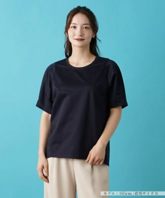 ＜BOURGE (Women)＞異素材切替半袖カットソー