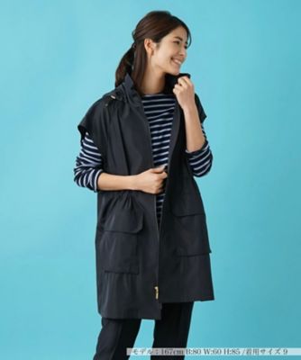 ＜Leilian (Women)＞ロング丈ジップアップベスト