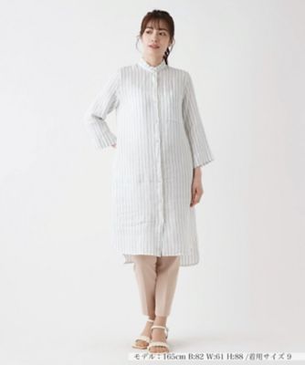 ＜Leilian (Women)＞スタンドカラー羽織ブラウス