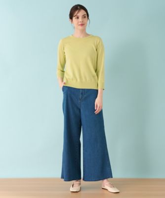 七分袖ニットインナー