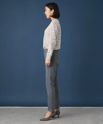 スリムテーパードデニムパンツ【Ｌ　ＪＥＡＮＳ】