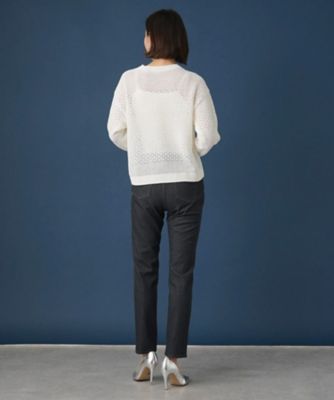 スリムテーパードデニムパンツ【Ｌ　ＪＥＡＮＳ】