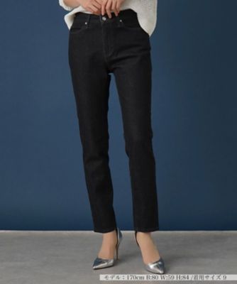 スリムテーパードデニムパンツ【Ｌ　ＪＥＡＮＳ】