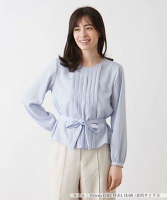 ＜Leilian (Women)＞リボン付きブラウス【セレモニー】【Ｌｅｉｌｉａｎ　ＷＨＩＴＥ　ＬＡＢＥＬ】