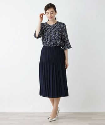 プリーツスカート【Ｌｅｉｌｉａｎ　ＷＨＩＴＥ　ＬＡＢＥＬ】