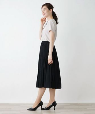 プリーツスカート【Ｌｅｉｌｉａｎ　ＷＨＩＴＥ　ＬＡＢＥＬ】