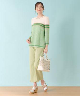 ストレッチクロップドパンツ
