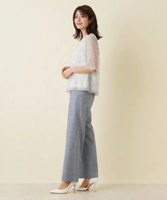 ブラウス【セレモニー】【Leilian WHITE LABEL