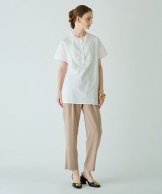 半袖プルオーバーブラウス【THE NEW】 | BOURGE (Women