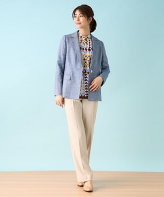 ストレッチテーラードジャケット【ＲＯＣＨＡＳ　Ｐｒｅｍｉｅｒｅ】