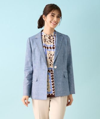 ストレッチテーラードジャケット【ＲＯＣＨＡＳ　Ｐｒｅｍｉｅｒｅ】