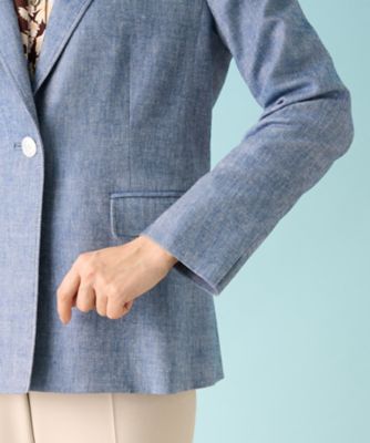 ストレッチテーラードジャケット【ＲＯＣＨＡＳ　Ｐｒｅｍｉｅｒｅ】