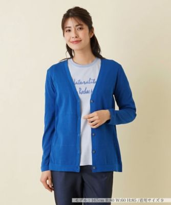 ＜Leilian (Women)＞Ｖネックニットカーディガン【ＲＯＣＨＡＳ　Ｐｒｅｍｉｅｒｅ】