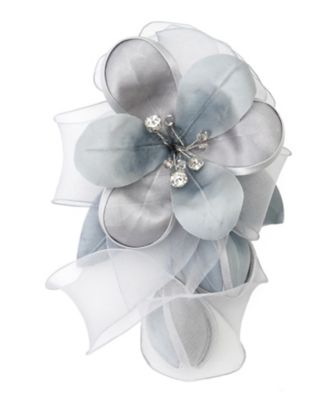 Leilian (Women)/レリアン オーガンジーコサージュ 94ライトグレー ブローチ・バッジ【三越伊勢丹/公式】