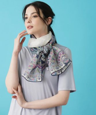 【SALE】Leilian (Women)/レリアン ストール 39ネービーブル スカーフ・ショール【三越伊勢丹/公式】