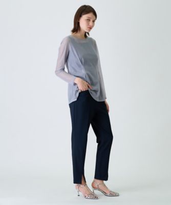 タックストレッチパンツ